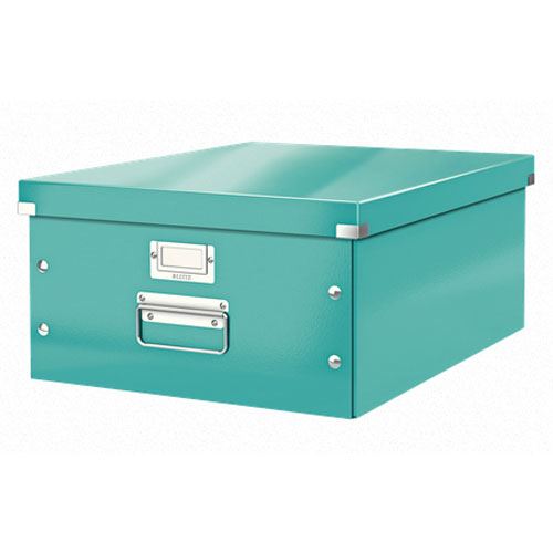 Leitz Ablagebox Click & Store WOW, DIN A3, eisblau