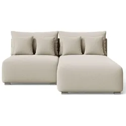 ECKSOFA Ronni Bouclé-Stoff Beige Rechts