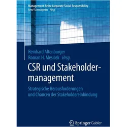 CSR und Stakeholdermanagement, Fachbücher von Reinhard Altenburger, Roman H. Mesicek