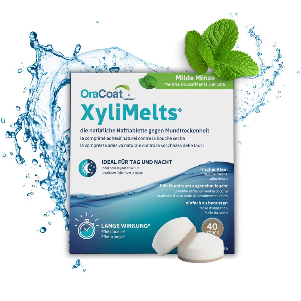 health.On Ventures GmbH Oracoat Xylimelts Hafttabletten milde Minze 12596073
