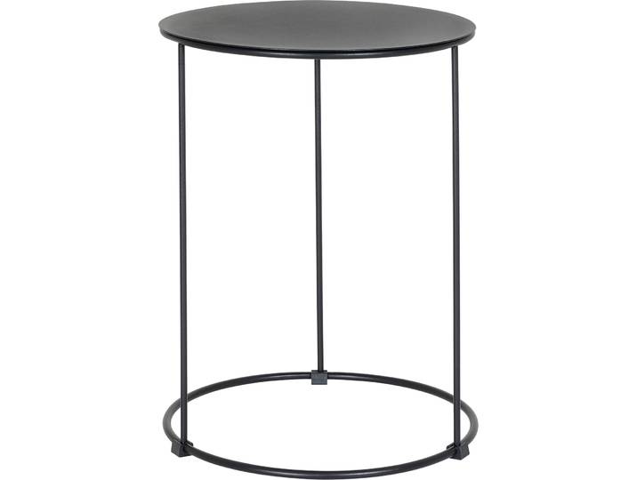 MyDeal Beistelltisch Leilani schwarz Metall B 38 H 50 cm