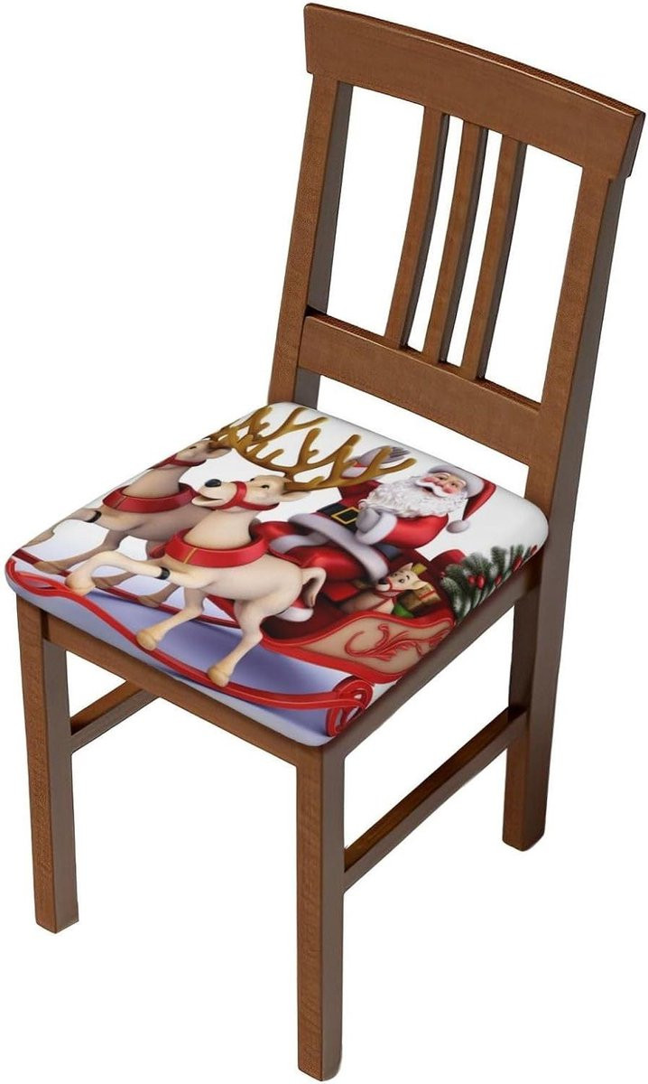 Set van krukhoezen met kerstthema Kerstman en Rendier voor volwassenen