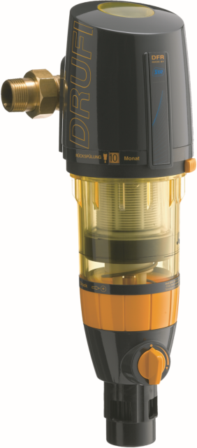 Syr - Sasserath Syr Drufi DFR Rückspülfilter  231500080  mit Druckminderer, Manometer und Ablauftrichter