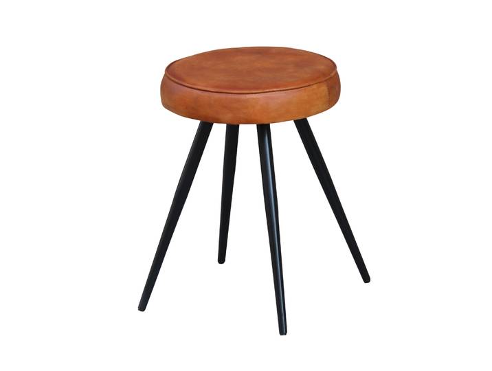 Hocker Leder Vintage ANOUK