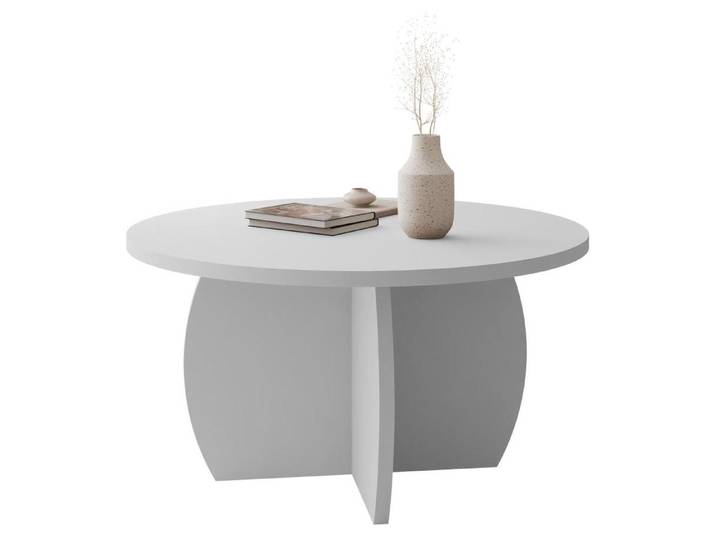 MIRJAN24 Couchtisch Tamisa, Wohnzimmer Kaffeetisch (Farbe: Weiß)