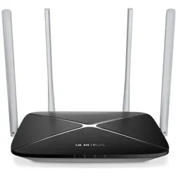 Mercusys AC12 WLAN-Router Schnelles Ethernet Dual-Band (/5 GHz), Router, Schwarz