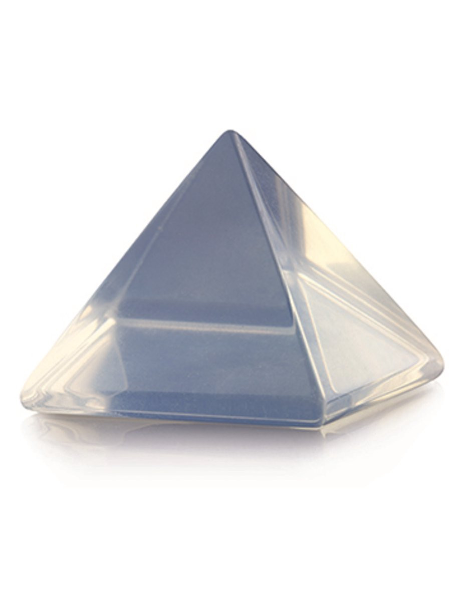 Opaliet 35 mm edelsteen piramide (synthetisch)