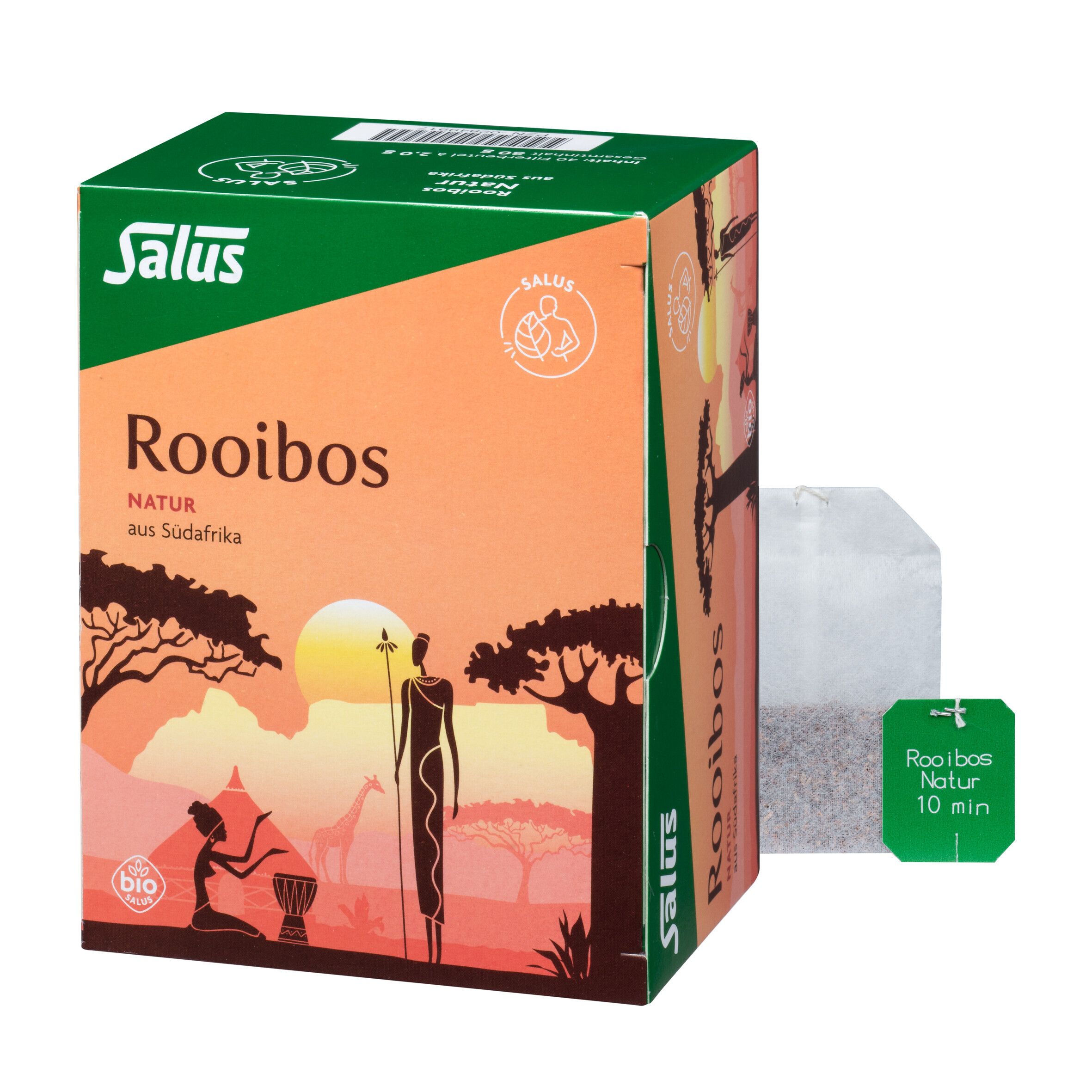 Rooibos TEE Natur Kräutertee Bio Salus Filterbeut. 40 St Filterbeutel