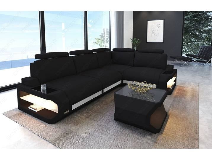 Stoff Ecksofa Siena L-Form