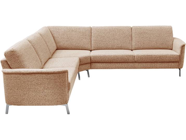 Ecksofa HOME AFFAIRE Solvaro, optional motorischer Sitzvorzug, Breite 283 cm , beige (rusty), B:283cm H:85cm T:263cm, 76% Polyacryl, 24% Polyester, Sofas, Ecksofa, Saugroboter-tauglich, hochwertige Details & sorgfältige Verarbeitung