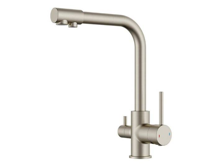 LuxusKollektion Küchenarmatur Wasserhahn Mischbatterie 3 Wege Wasserhahn Edelstahl