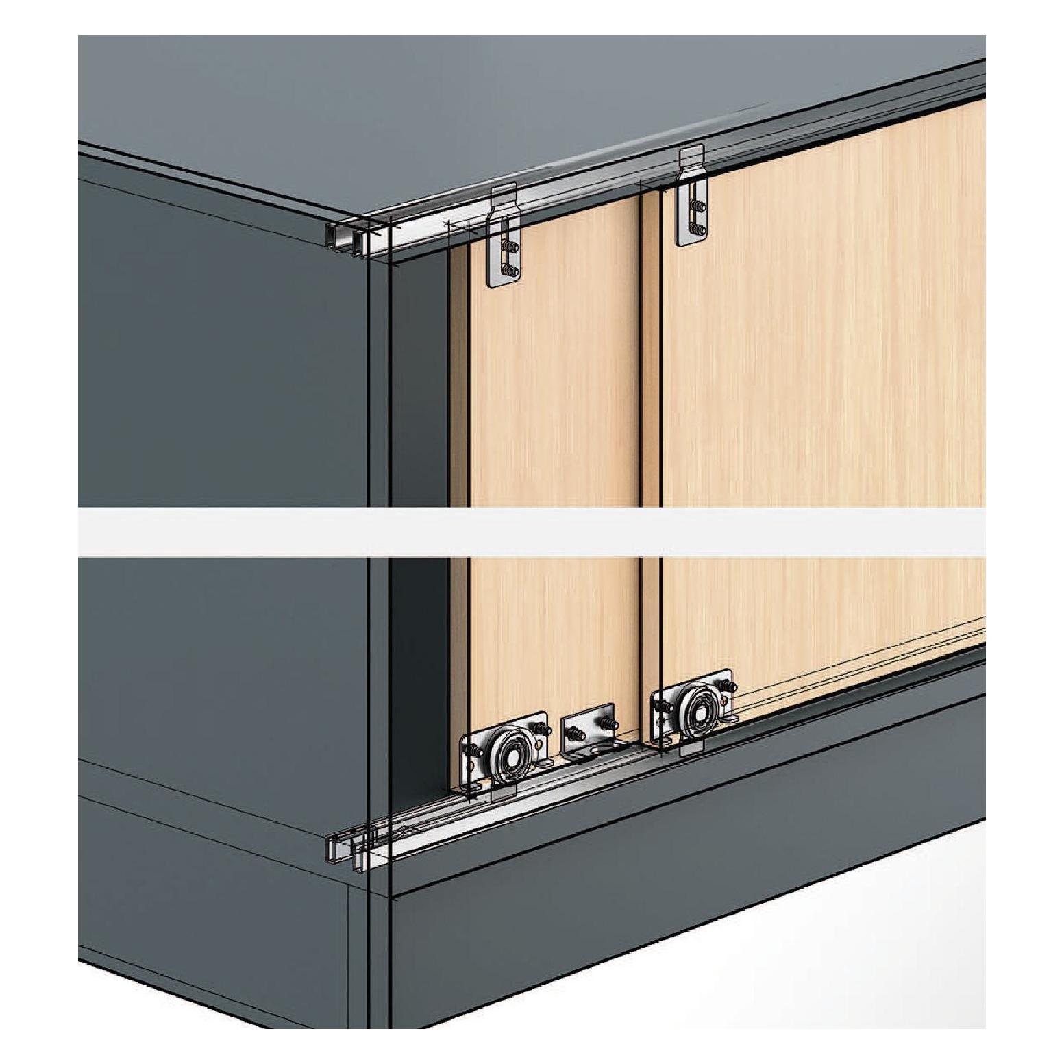 Hettich Slide Line 56 Komplett-Set 3-türig (228812)