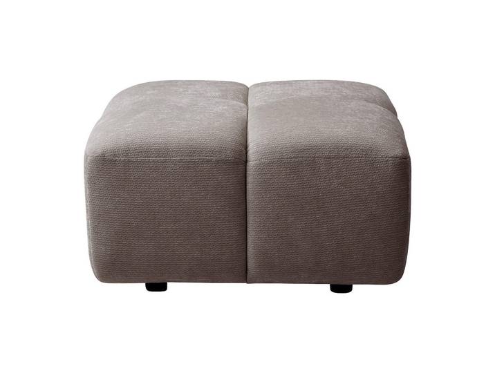 Vente-Unique Sitzhocker - 1 Person - stoff - taupe Carlivi, Taupe, Uni, 78x42x78 cm, Wohnzimmer, Sessel, Hocker & Hockerbänke, Sitzhocker