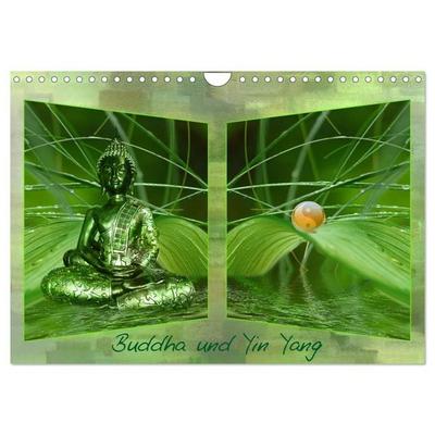 Buddha und Yin Yang (Wandkalender 2027 DIN A4 quer), CALVENDO Monatskalender