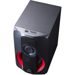 Hiditec ALTAVOCES 2.1 MULTIMEDIA H400 80W BLUETOOTH USB SD RADIO, PC Lautsprecher, Blau, Schwarz