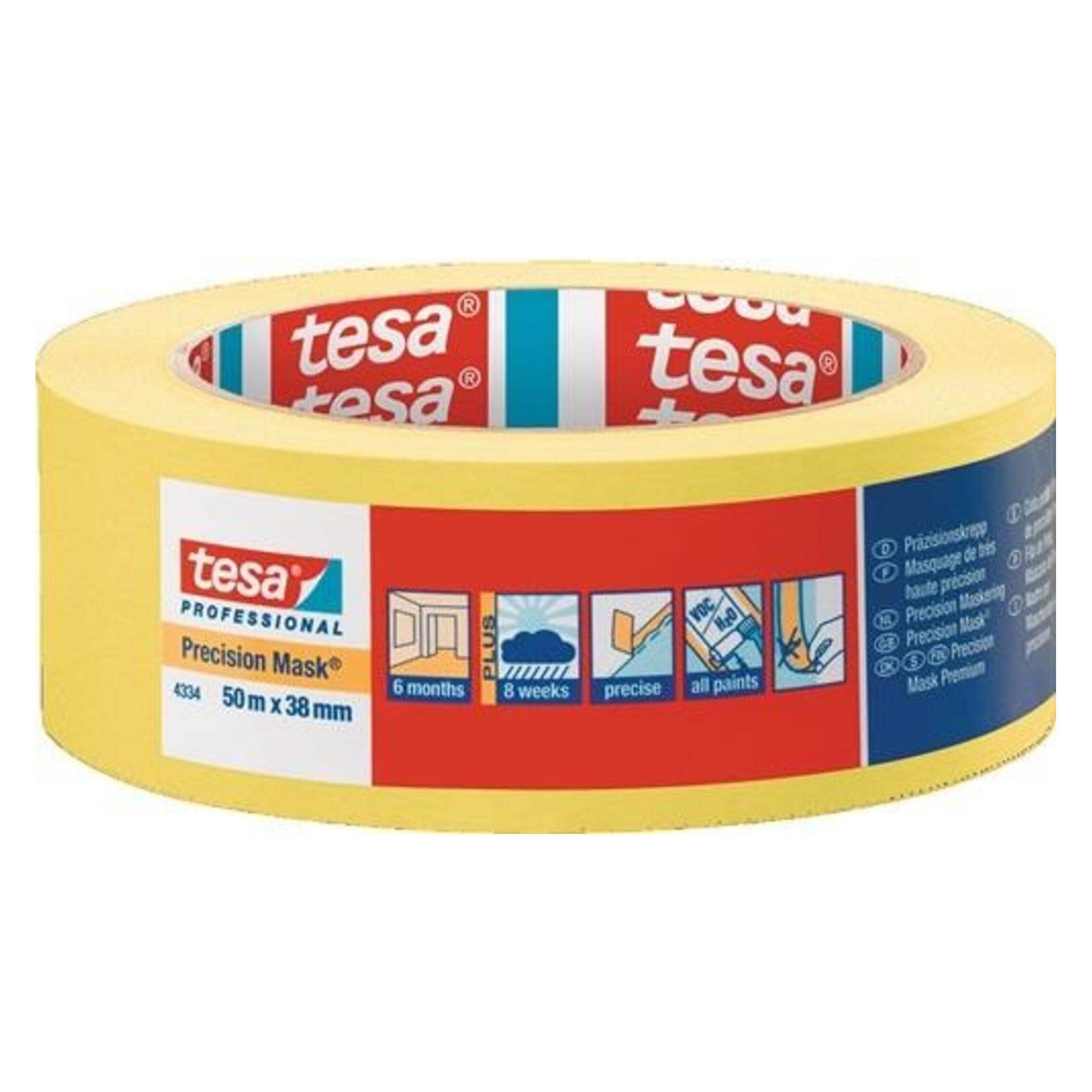 tesa Präzisionkrepp PLUS 50m:38mm (38 mm) (04334-00003-00)