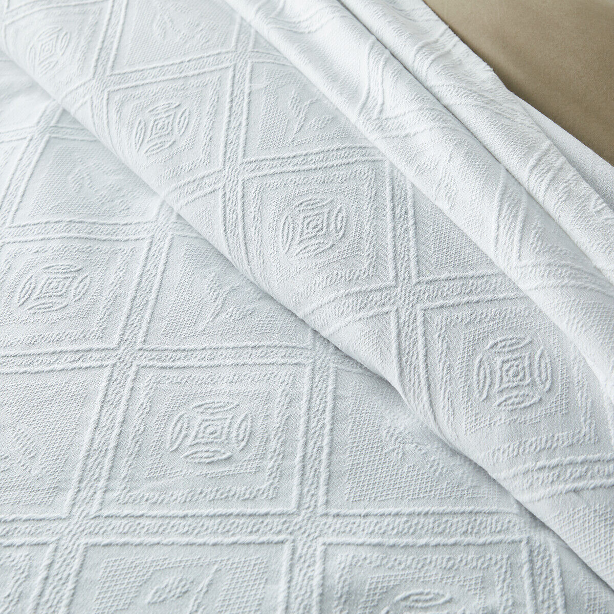 LA REDOUTE INTERIEURS Dessus de lit coton jacquard, Indo
