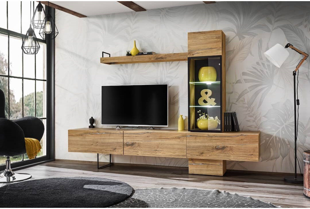Wade Logan Schuylerville TV Stand for TVs up to 65" 65"