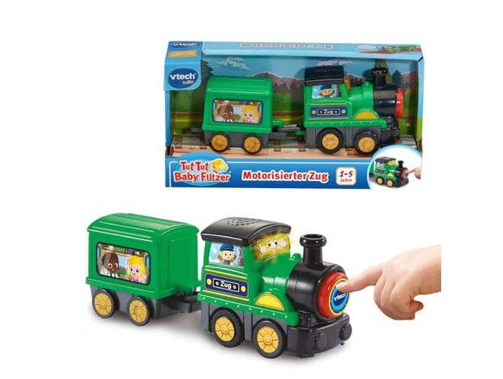 VTech TUT TUT Baby Flitzer - Motorisierter Spielzug für 1-5 Jahre