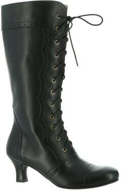 Masseys Vintage - Womens 9 Black Boot Medium