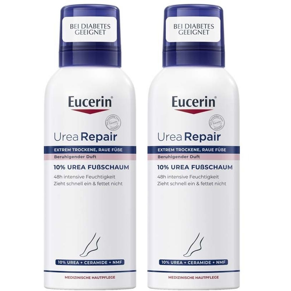 Eucerin Urearepair+Fuss10% x2 2x150 ml Schaum