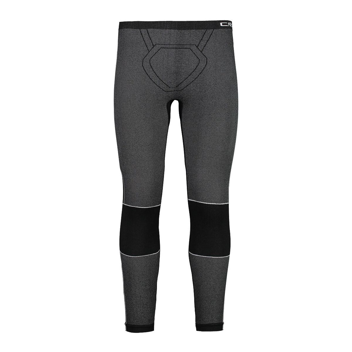 CMP MAN Seamless 3/4 Pant nero (U901) XLXXL 3Y97804-U901-XLXXL