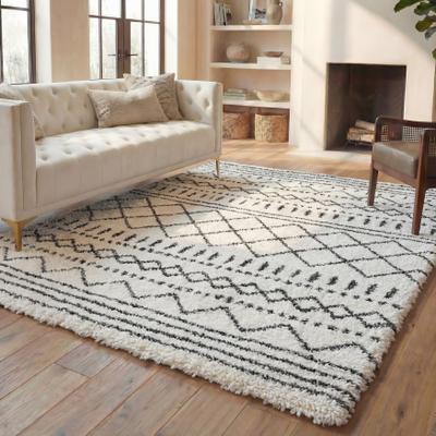 SAFAVIEH Arizona Shag Lotta Moroccan 1.2-inch Thick Rug