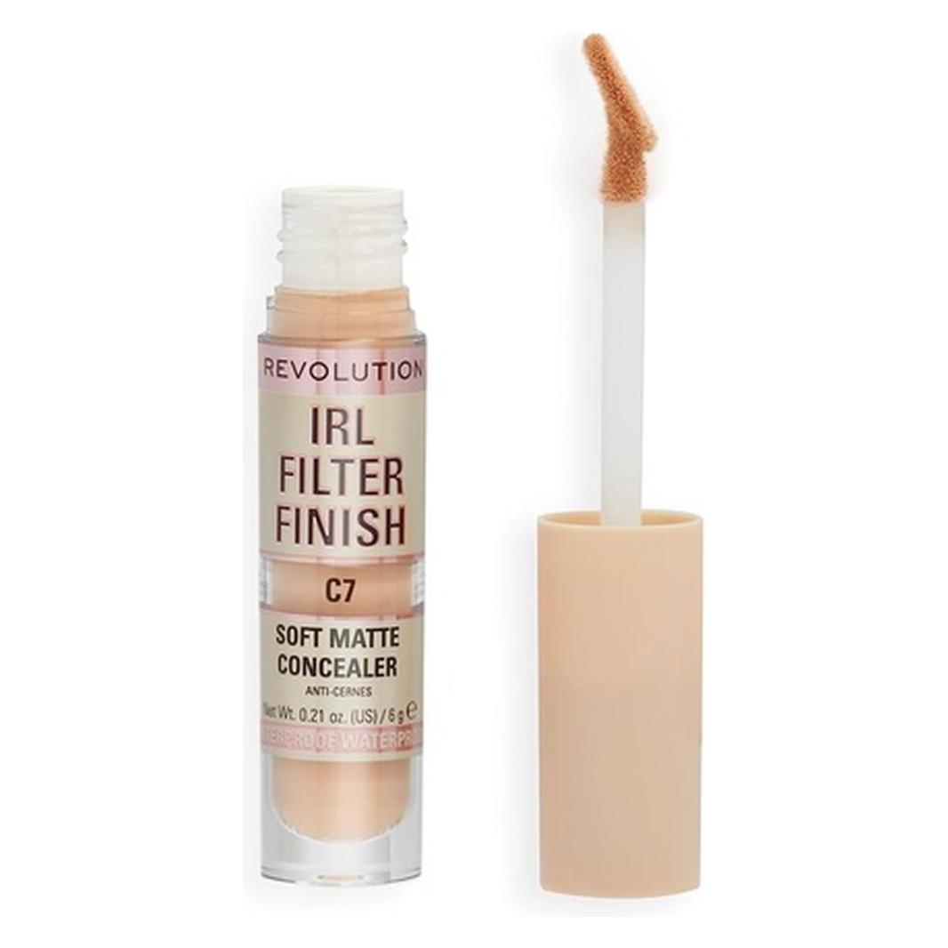 Makeup Revolution IRL Filter Finish Concealer Mittlere bis volle Deckkraft 6g C7 (C7) (35771559)