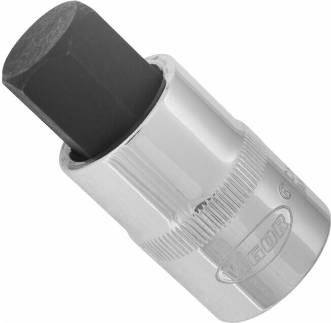 VIGOR Embout tournevis carré creux 12,5 mm (1/2