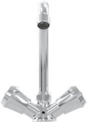 Stiebel Eltron Zweigriff-Wand-Armatur MAZ, A 205621 A 134 mm, für Mini-Durchlauferhitzer