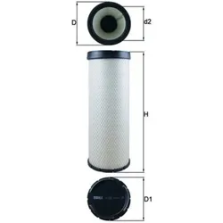 Sekundärluftfilter MAHLE LXS 252