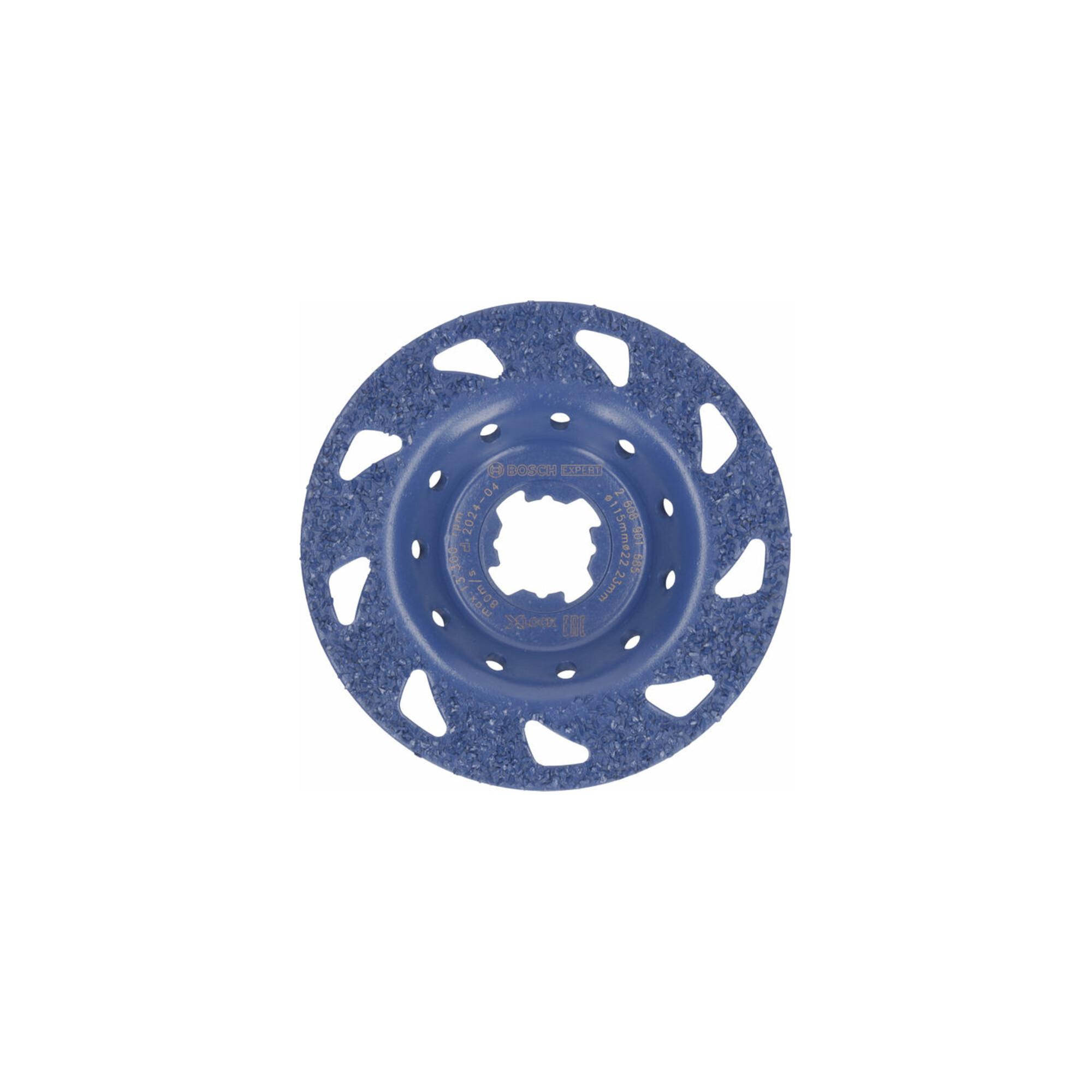 BOSCH EXPERT Multi Material Carbide-Topfscheibe med., flach, X-LOCK, 115 mm, 22,23 mm (2608901685)