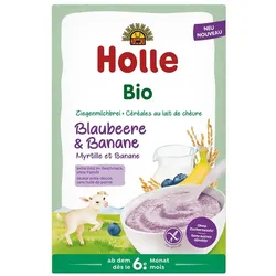 Ziegenmilchbrei - Blaubeere & Banane