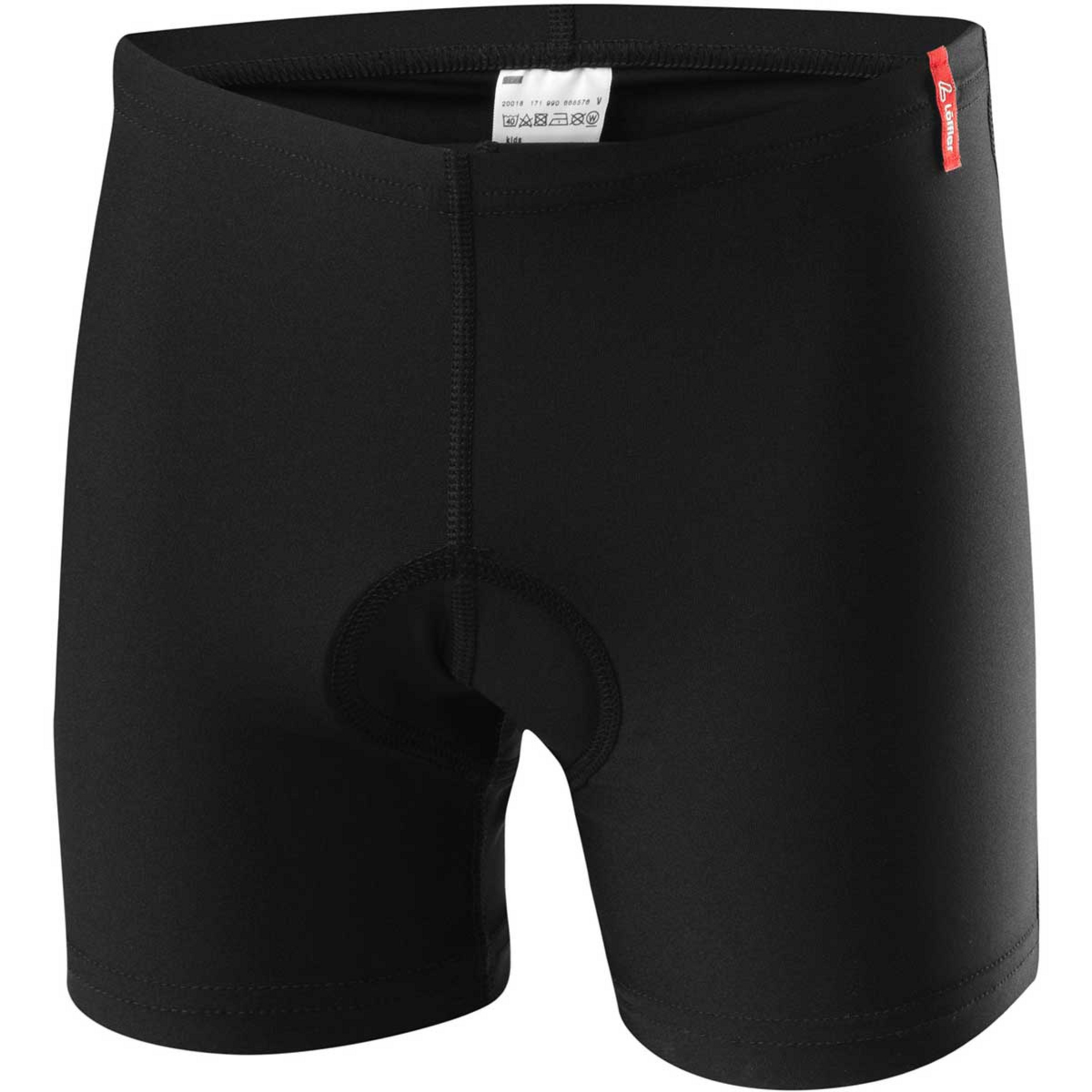 Löffler Cycling Elastic mit Sitzpolster Kinder Fahrradhose schwarz Größe 140 Gravel | Mountainbike Elastisch