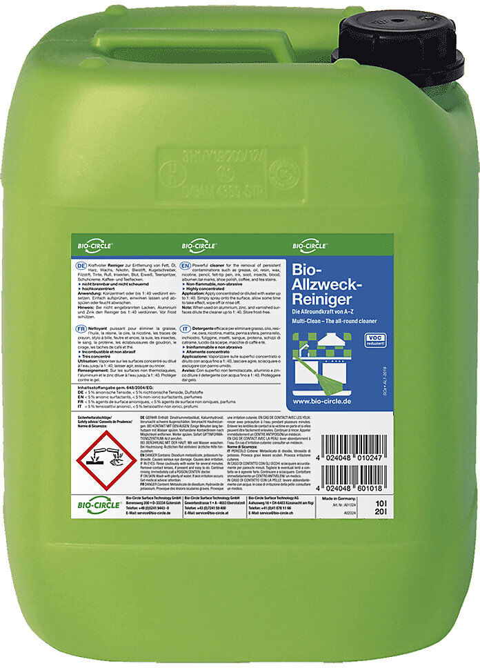 Bio-Allzweckreiniger, im Kanister, Inhalt 10 l Bio-Circle