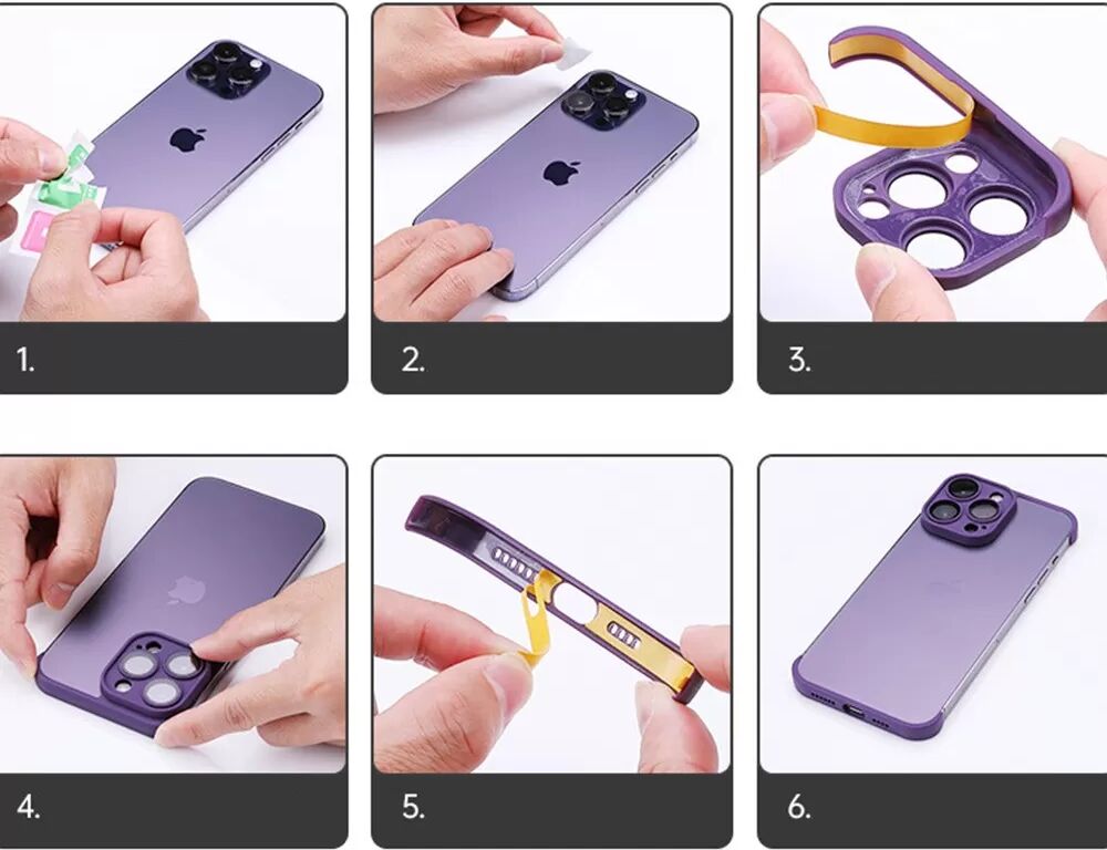 INF Orangefarbene, echte, randlose TPU-Hülle kompatibel mit iPhone 17 Pro Max - Stoßfest & Kameraschutz