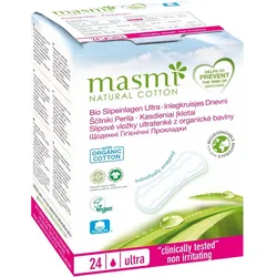 Bio Slipeinlagen Ultra 100% Bio Baumwolle Masmi 24 ST