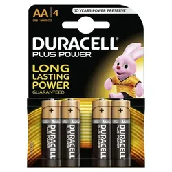 DURACELL Plus PowerMN1500-LR6-AA-Mignon - 4er Blister