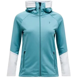 Peak Performance Damen Essential Midlayer Zip Hood Deluded Vision / Antarctica - S - S