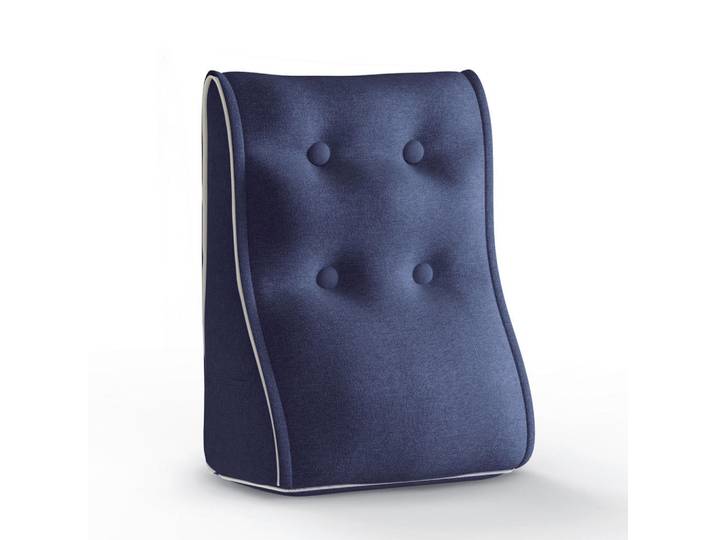 Vercart Rückenkissen Kopfteilkissen Polyesterleinen Blau 40/22cm, Mode, 22x40 cm, Heimtextilien, Wohntextilien, Kissen, Rückenkissen