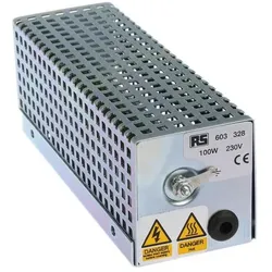 RS PRO Enclosure Heater, 230V ac, 100W Output, 100W Input, 85°C, 70mm x 191mm x 67mm (Gehäuse), Elektronikzubehör + Gehäuse