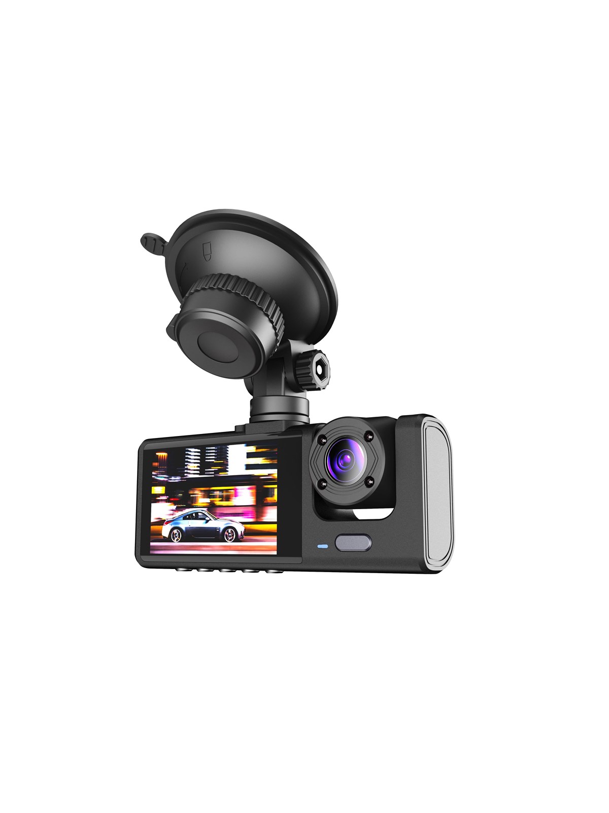 DENVER CCW-2745 Wi-Fi Dashcam mit Dual-Objektiv (Front- und Innenkamera)