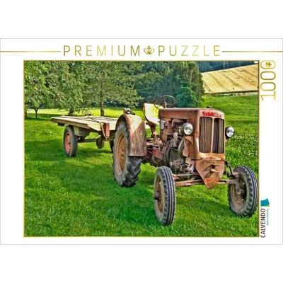 CALVENDO Puzzle Ein Motiv aus dem Kalender Traktoren - game over | 1000 Teile Lege-Größe 64x48cm Foto-Puzzle für glückliche Stunden, Game von ,