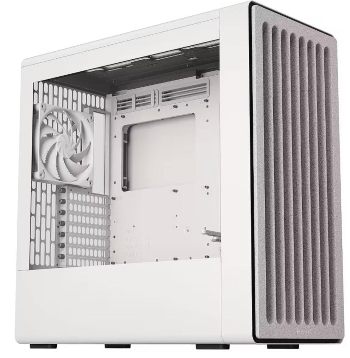 HAVN BF 360 Midi-toren Gaming PC-behuizing, Wit, ATX, E-ATX, Mini-ATX