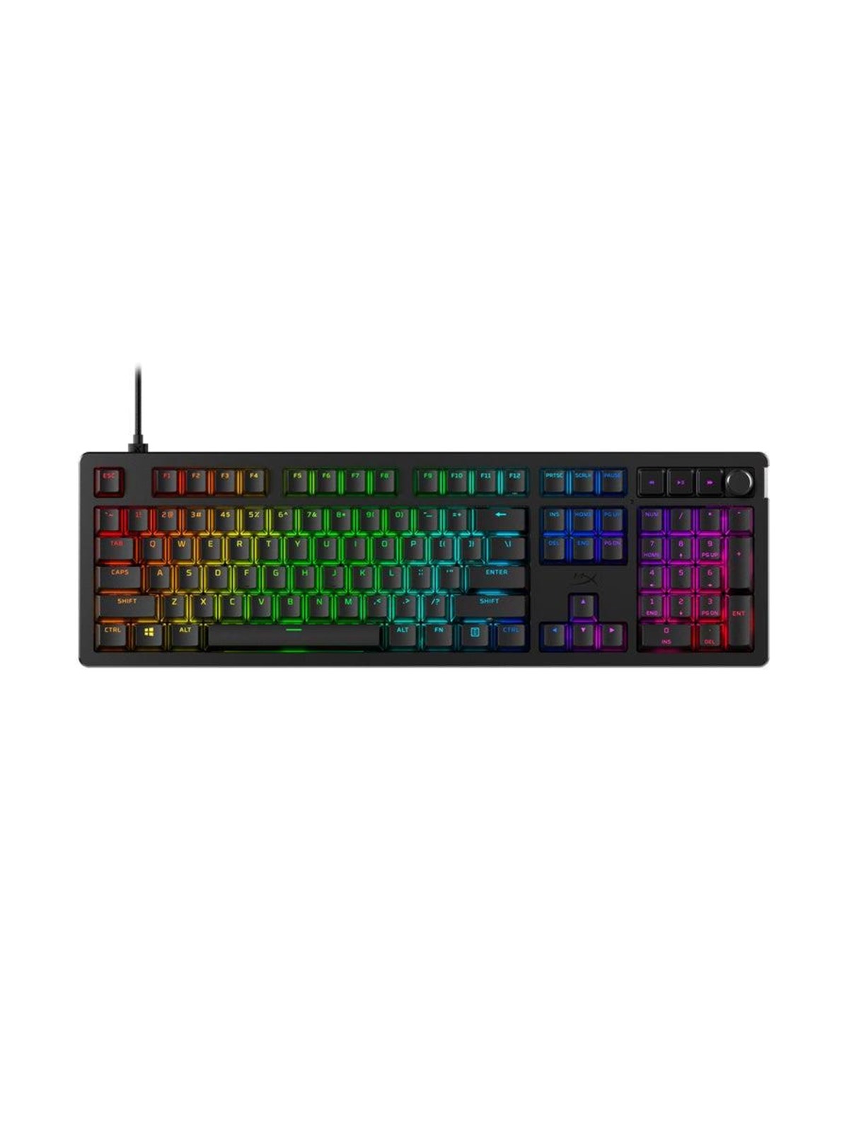 HyperX Alloy Rise 100% - Gaming Tastatur - Englisch (US) - Schwarz
