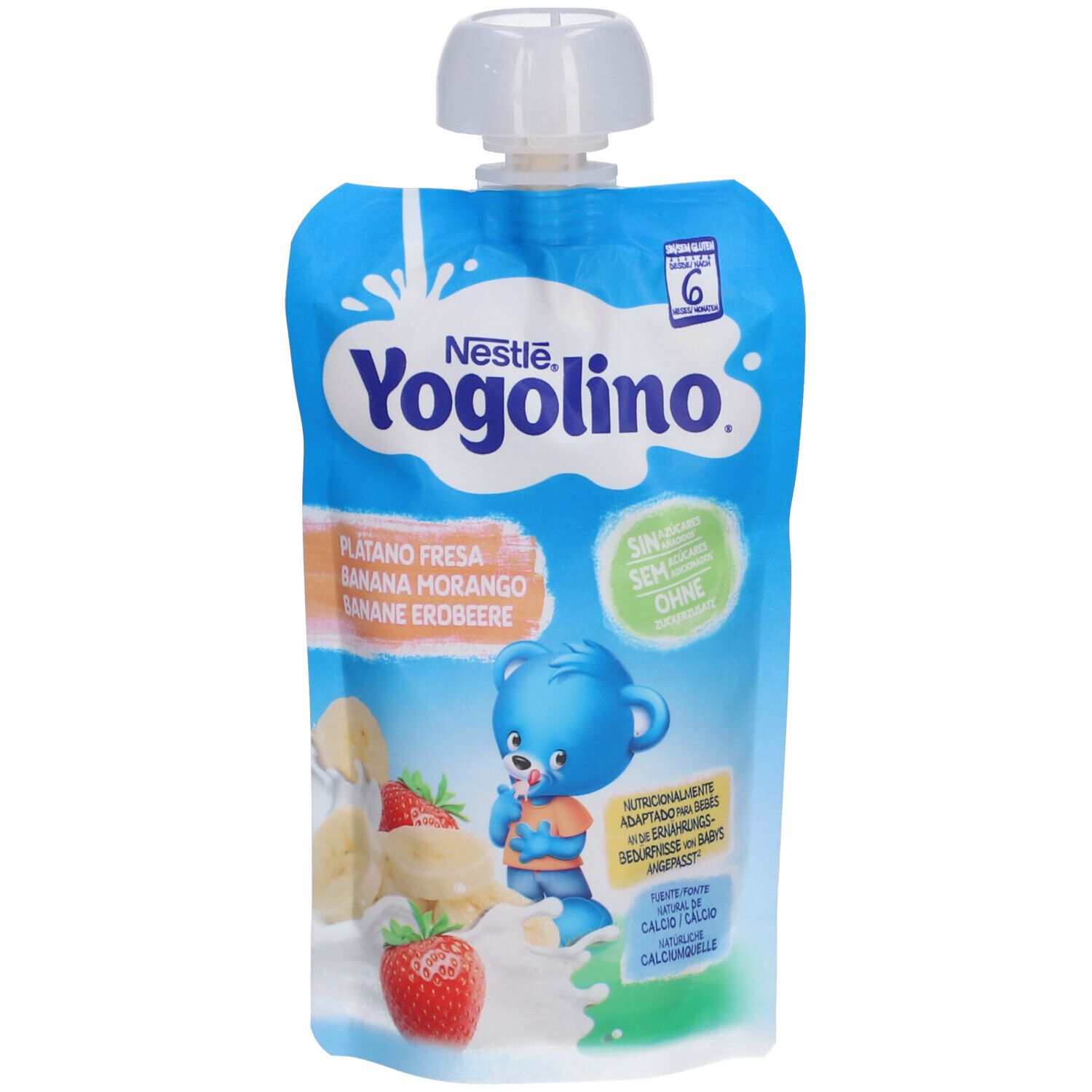Nestle Yogolino Banane Erdbeere Btl 100 g