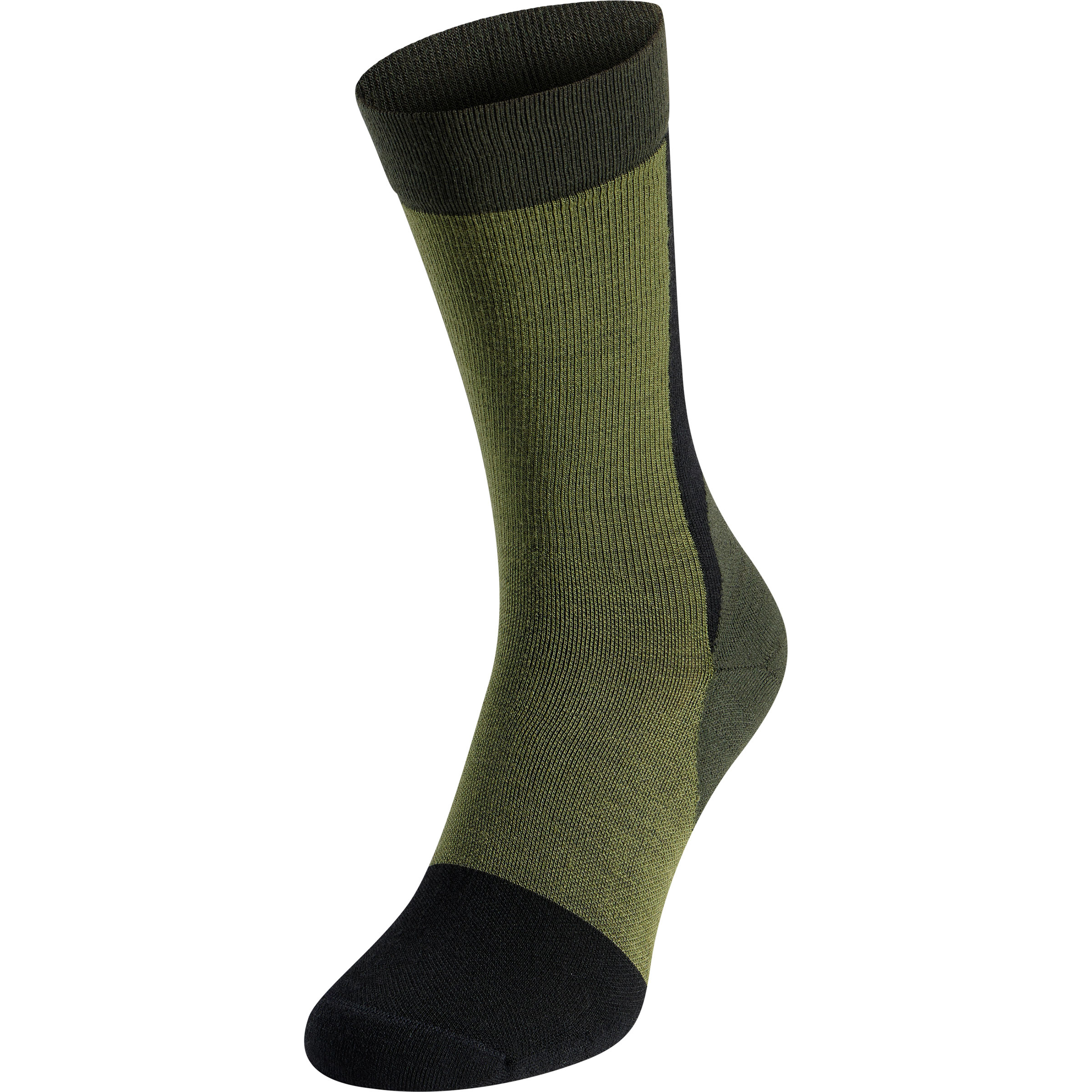 Odlo Performance Wool Hike Crew Wandersocken oliv Größe 39 Trekking Hautfreundlich