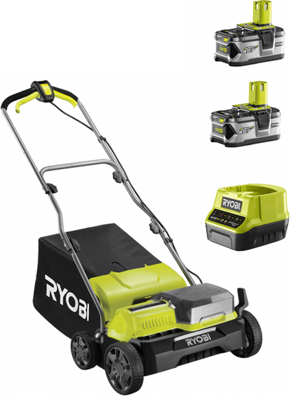 Ryobi RY18SFX35A-240 - Aérateur électrique sur batterie - 18V - 2x4Ah