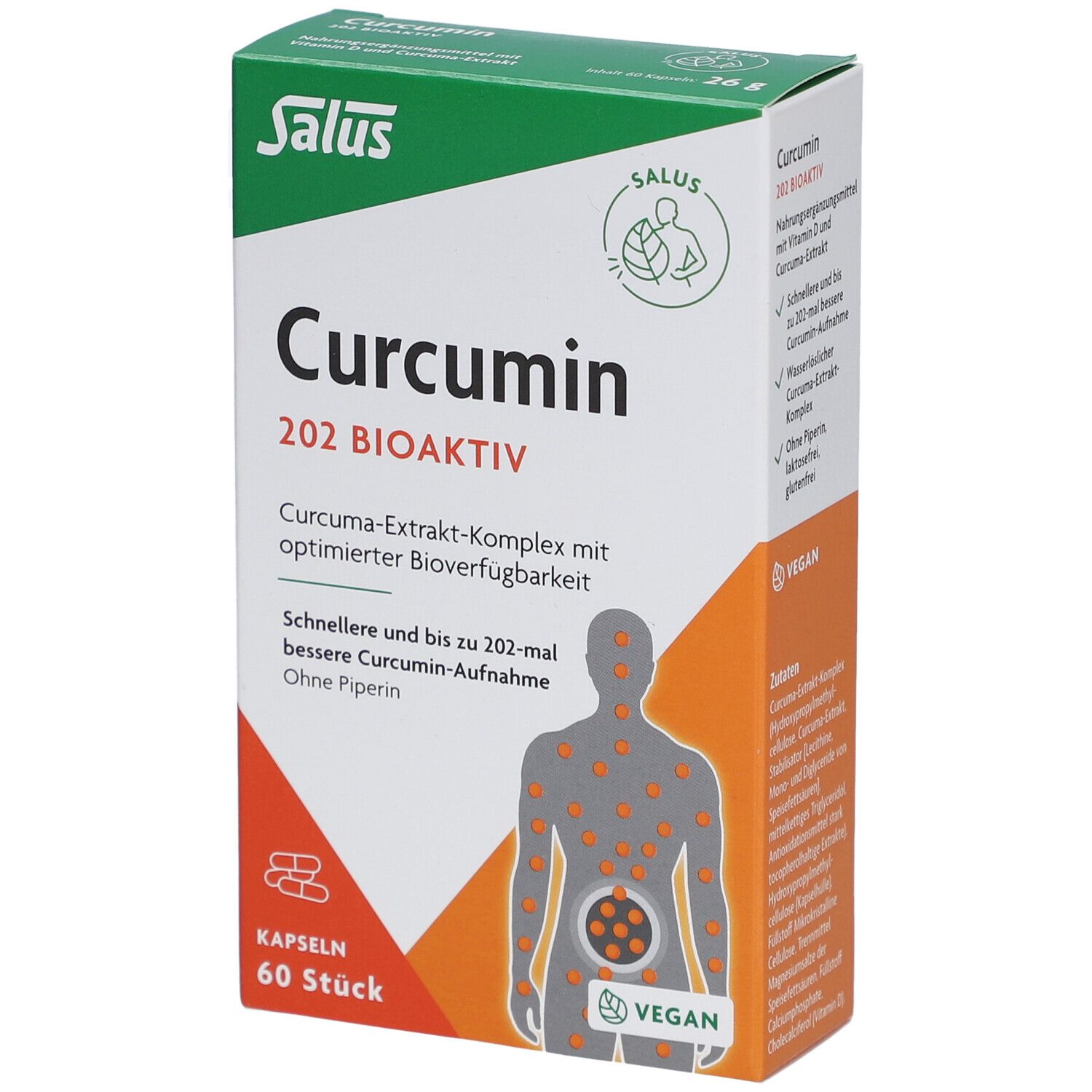 Curcumin 202 Bioaktiv Kapseln Salus 60 St