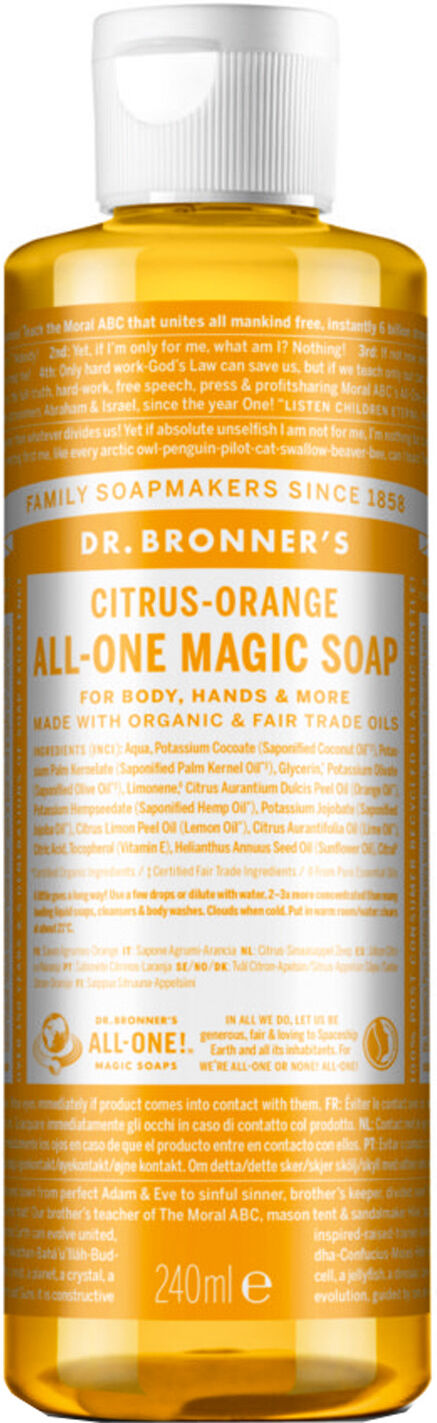 DR. BRONNERS Citrus Orange Pure Castile Soap